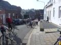 la montée de la rue de la régence à la Bouverie
